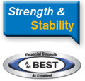 ICW Group has over 35 years of Financial Strength and Stability, as indicated by its AM Best standing.