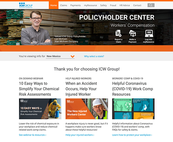 The ICW Group Policyholder Center