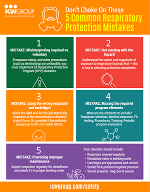 5 Common Respiratory Protection Mistakes