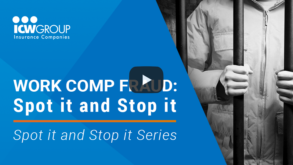 Webinar: Work Comp Fraud - Spot it and Stop it