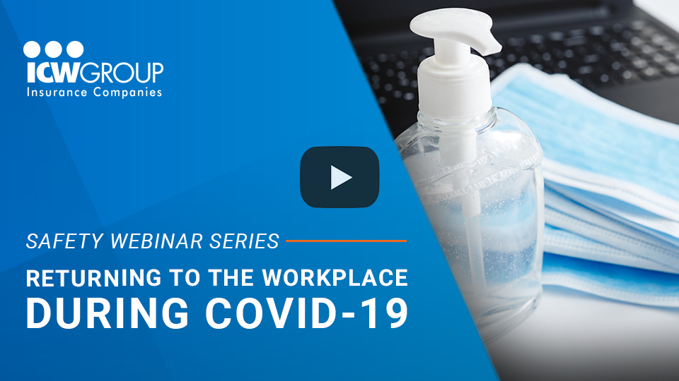 Webinar: Returning to the workplace during COVID-19