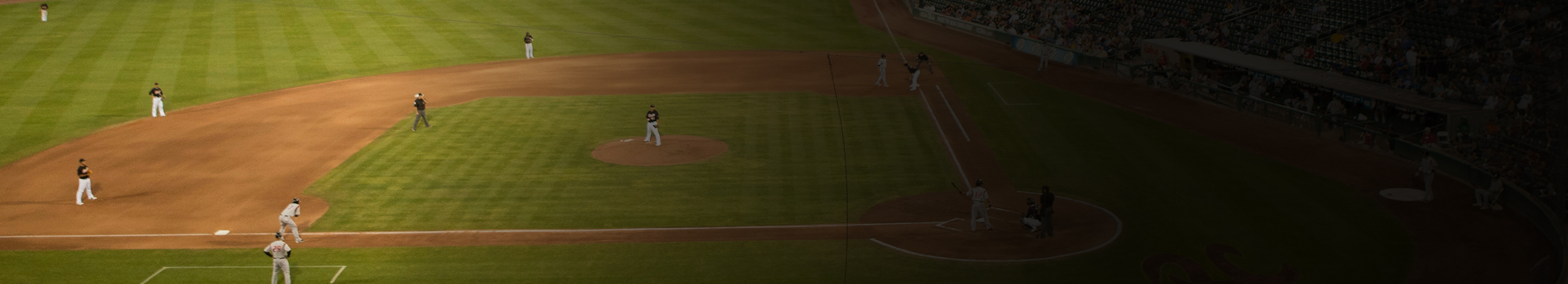 Baseball diamond background image.