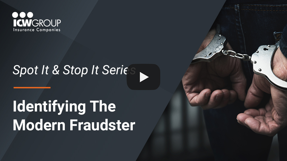 Watch ICW Group's Identifying the Modern Fraudster webinar.