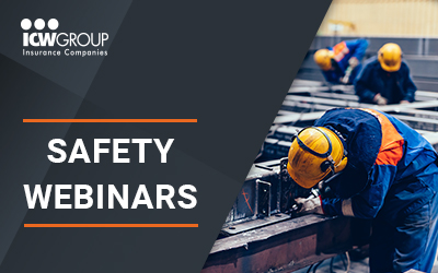 ICW Group's Safety webinars. Live and on demand training for your team