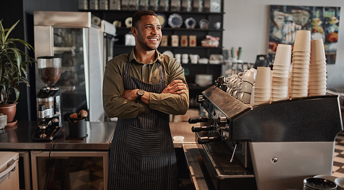 business owner with general liability insurance coverage