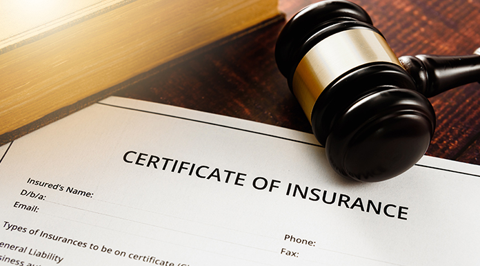 certificate of insurance