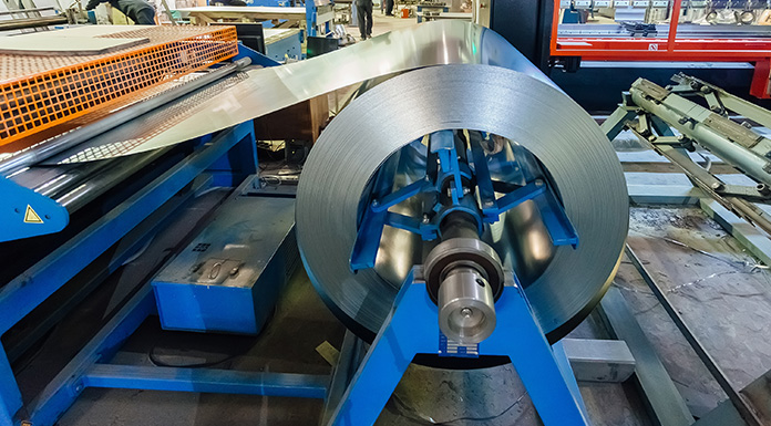 A roller in a factory.