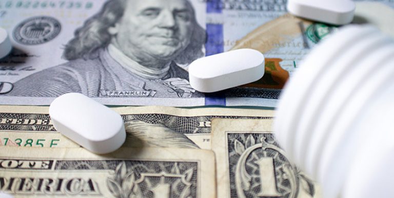 $100 bills and pills.